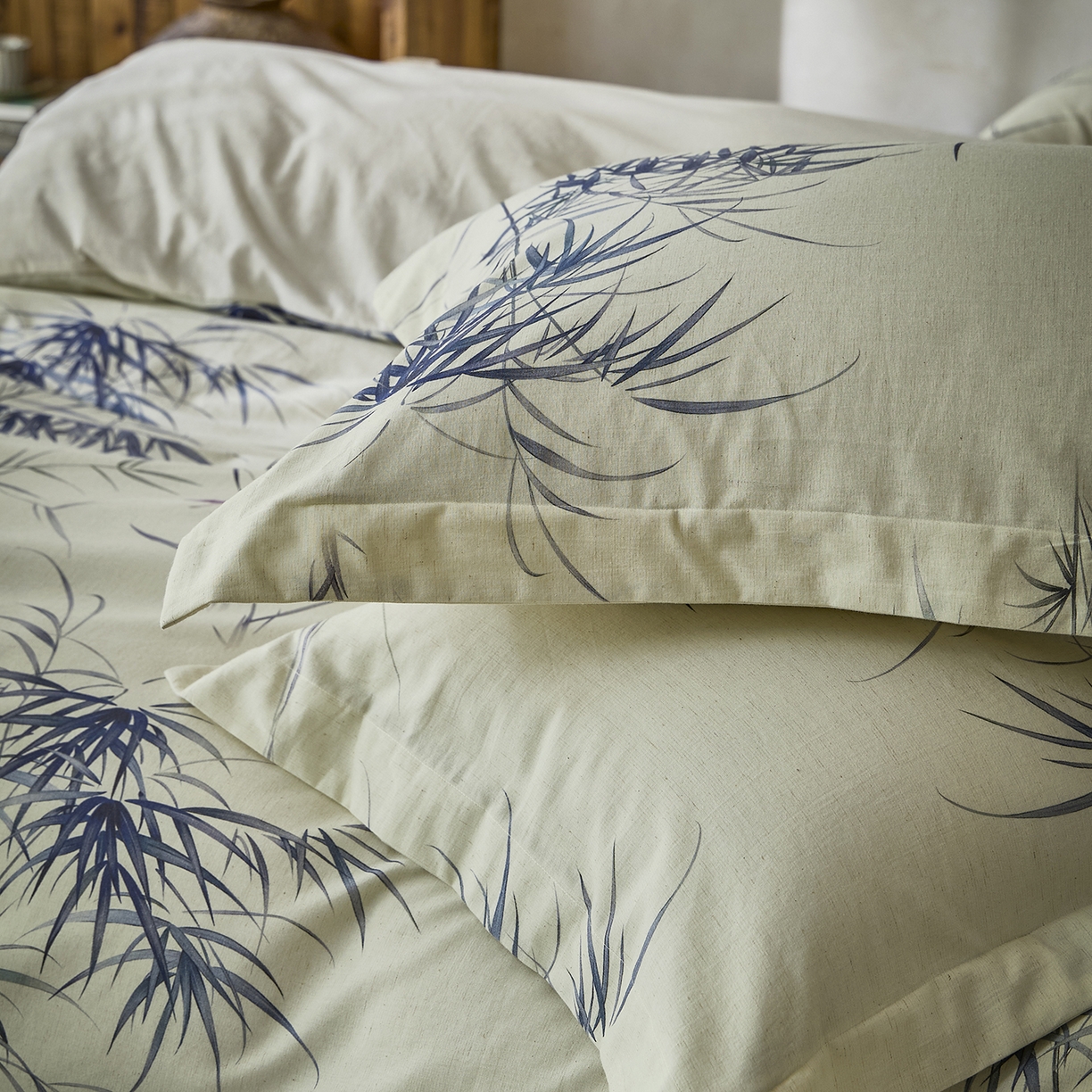 91家纺网 家纺一手货源 找家纺 （总）安莱生活 2025新款全棉纯棉印花棉麻四件套