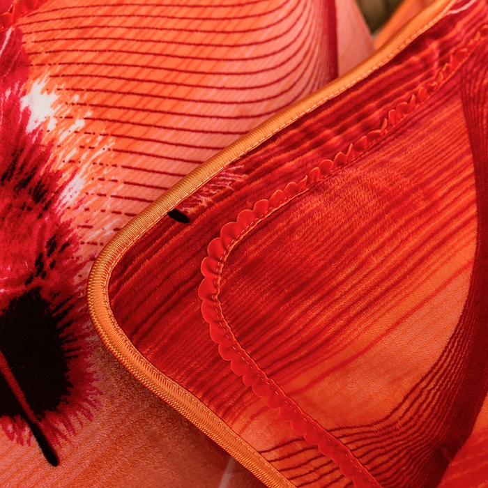 91家纺网 家纺一手货源 找家纺 梦宴 2025新款冬季牛奶绒加厚保暖床裙款法兰绒珊瑚绒四件套床上用品 点亮生活