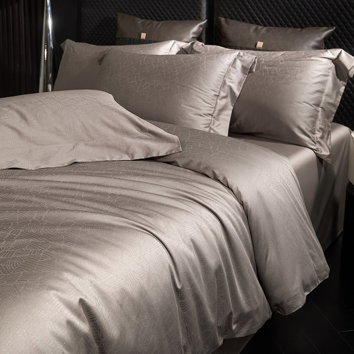 91家纺网 家纺一手货源 找家纺 （总）安莱生活 新款100s全棉纯棉银丝简约四件套系列