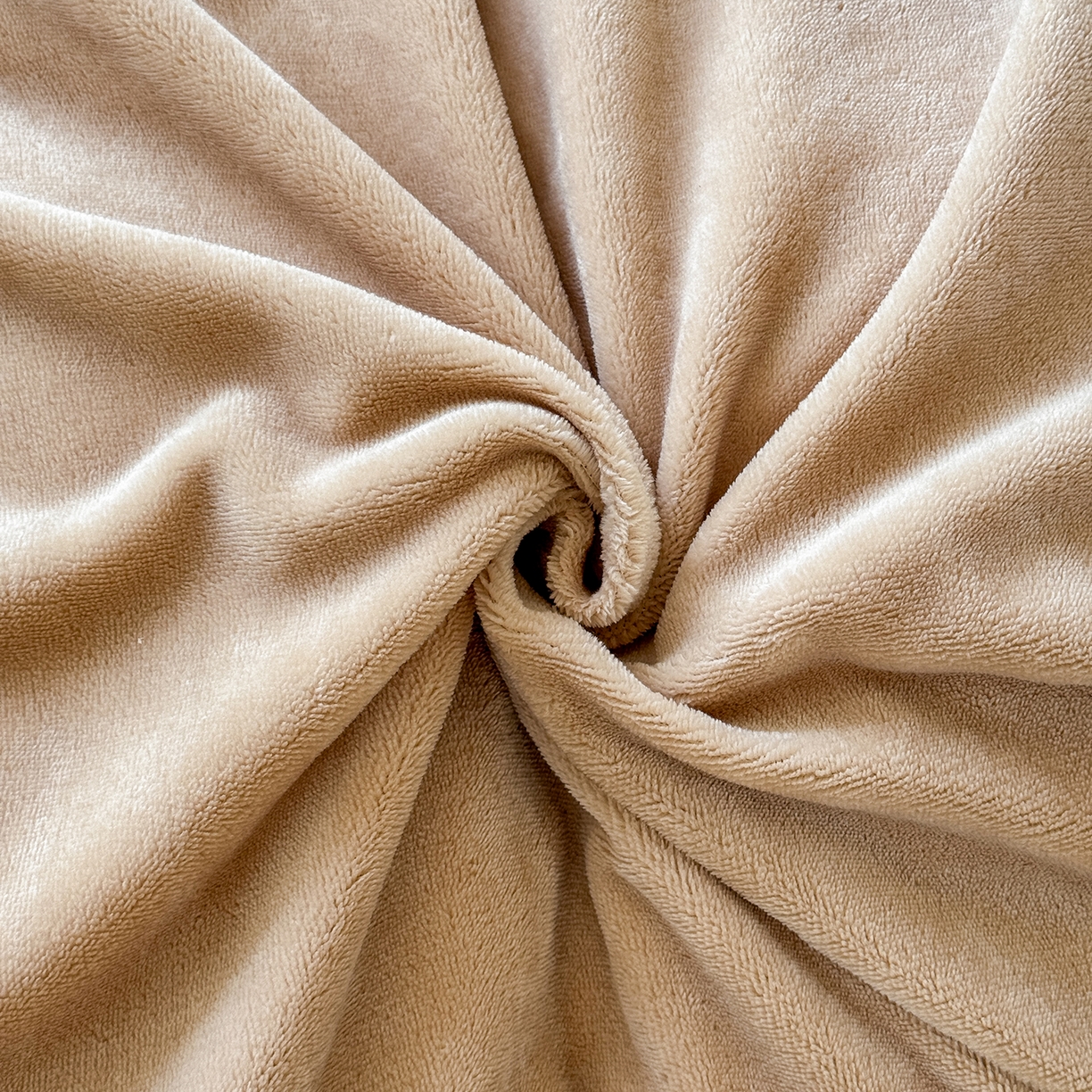 91家纺网 家纺一手货源 找家纺 慕克斯家纺 2025新款9斤韩版兔毛拼接牛奶绒法式雪纺花边四件套 法芙娜系列 法芙娜-卡其