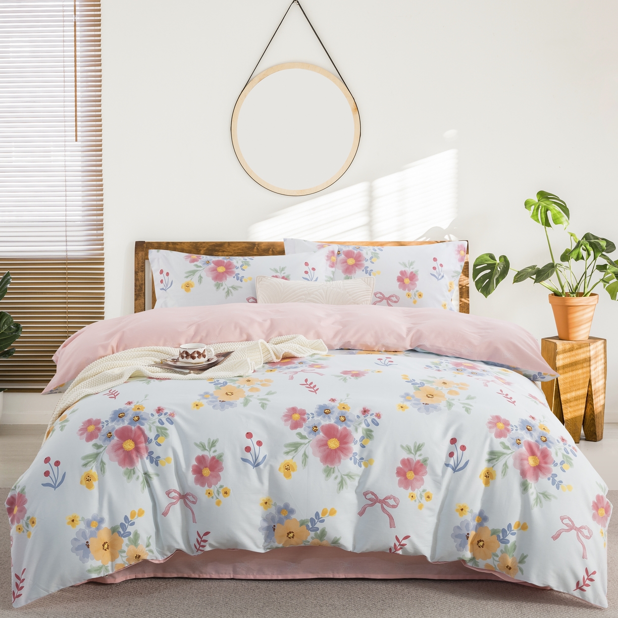 91家纺网 家纺一手货源 找家纺 （总）鲁爱家纺供货 全棉斜纹印花四件套