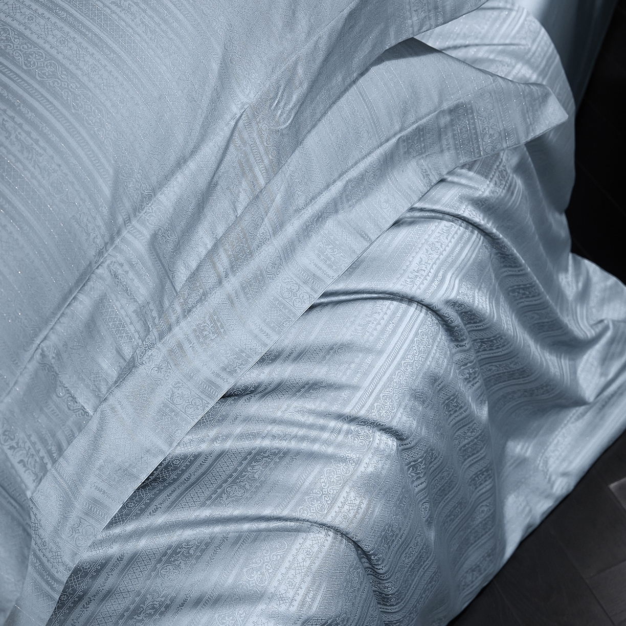 91家纺网 家纺一手货源 找家纺 安莱生活 新款100s全棉纯棉银丝简约四件套系列 非凡084