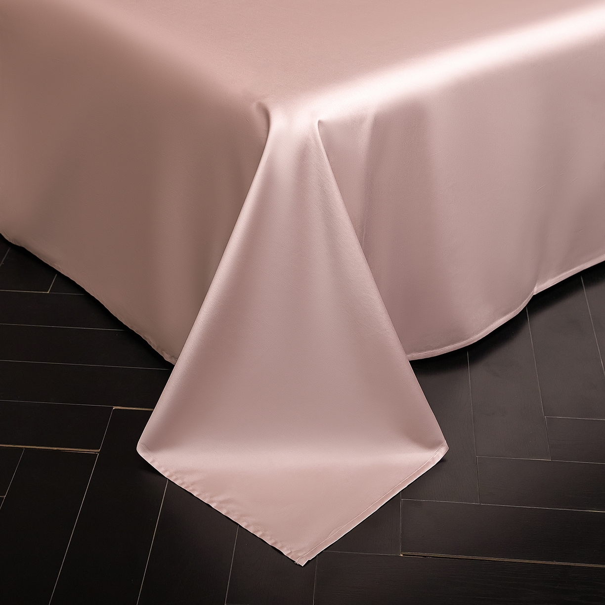 91家纺网 家纺一手货源 找家纺 安莱生活 新款100s全棉纯棉银丝简约四件套系列 镜莱105