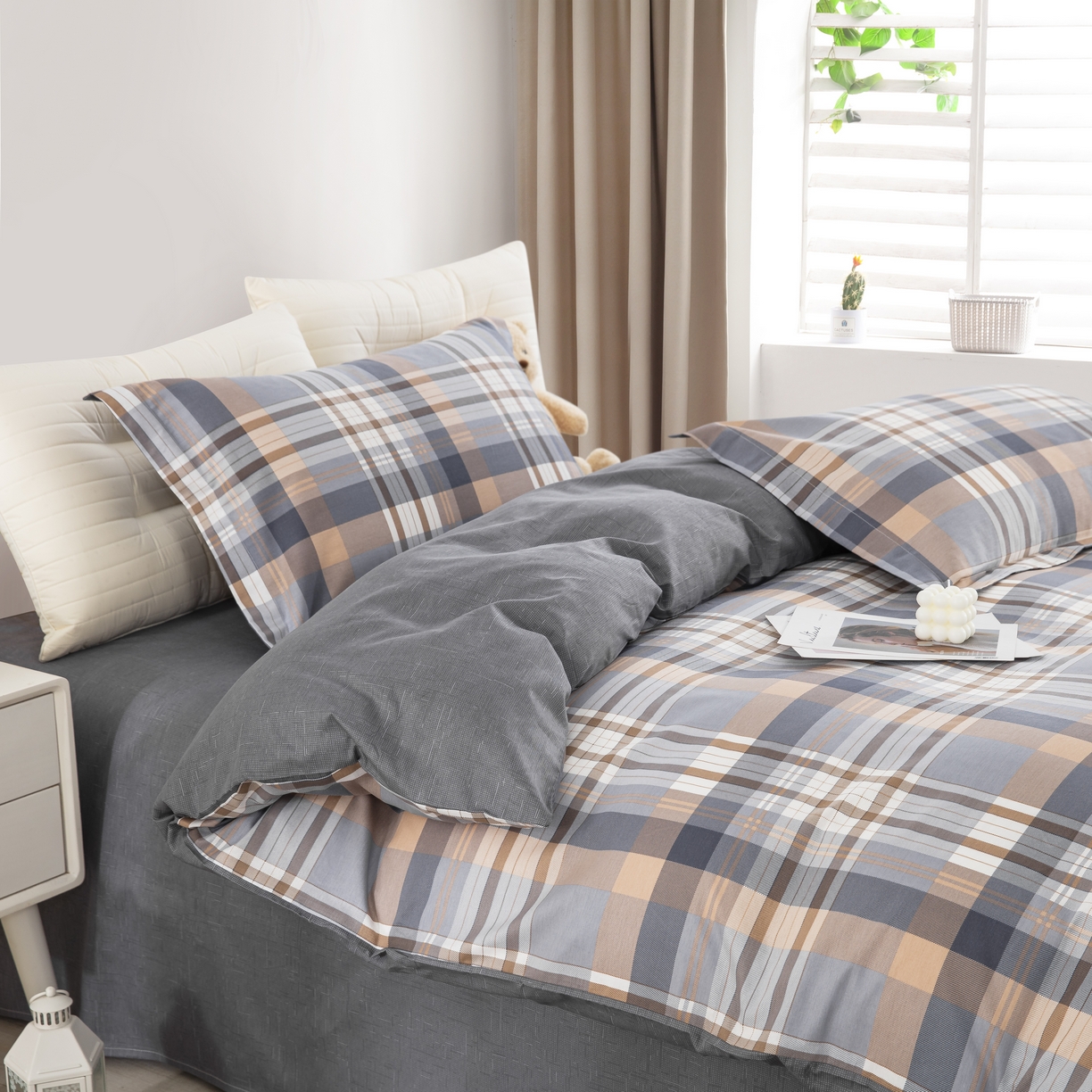 91家纺网 家纺一手货源 找家纺 （总）鲁爱家纺供货 全棉斜纹印花四件套