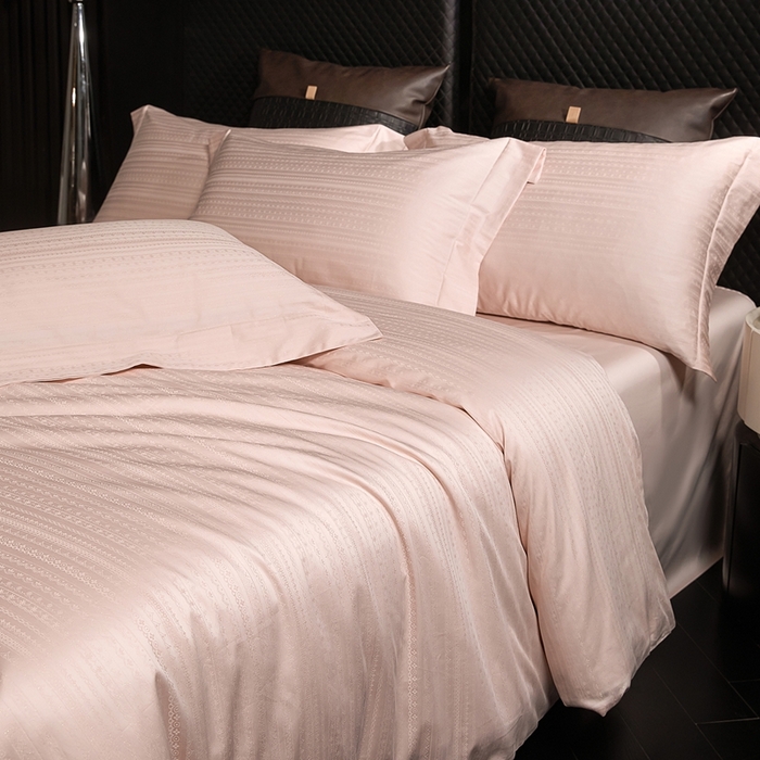 91家纺网 家纺一手货源 找家纺 安莱生活 新款100s全棉纯棉银丝简约四件套系列 若初016