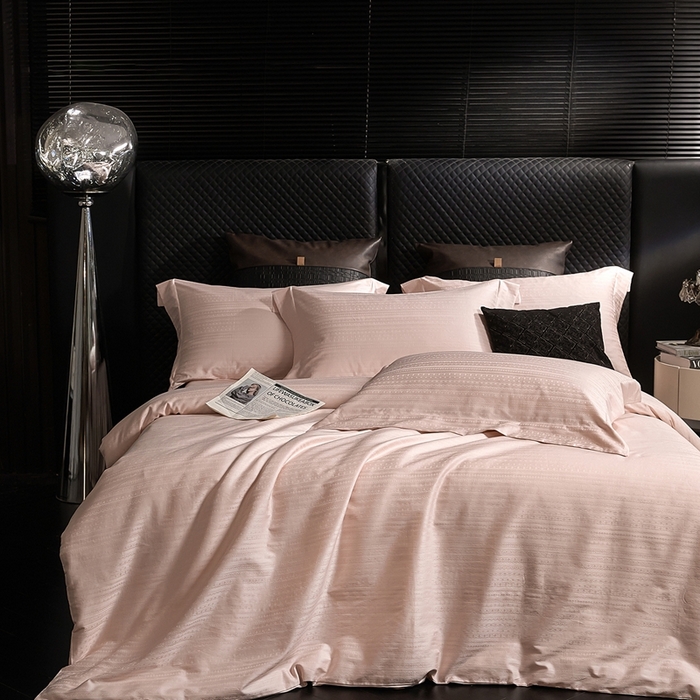 91家纺网 家纺一手货源 找家纺 安莱生活 新款100s全棉纯棉银丝简约四件套系列 若初016