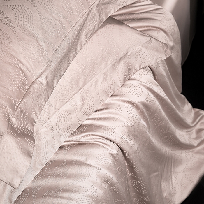 91家纺网 家纺一手货源 找家纺 安莱生活 新款100s全棉纯棉银丝简约四件套系列 星芒107