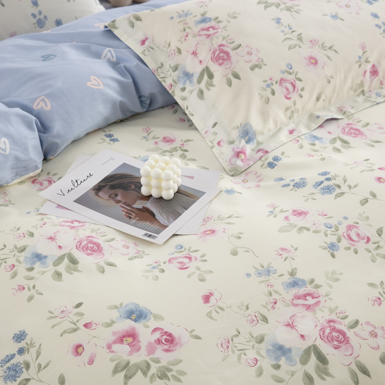 91家纺网 家纺一手货源 找家纺 鲁爱家纺供货 全棉斜纹印花四件套 假日奇遇