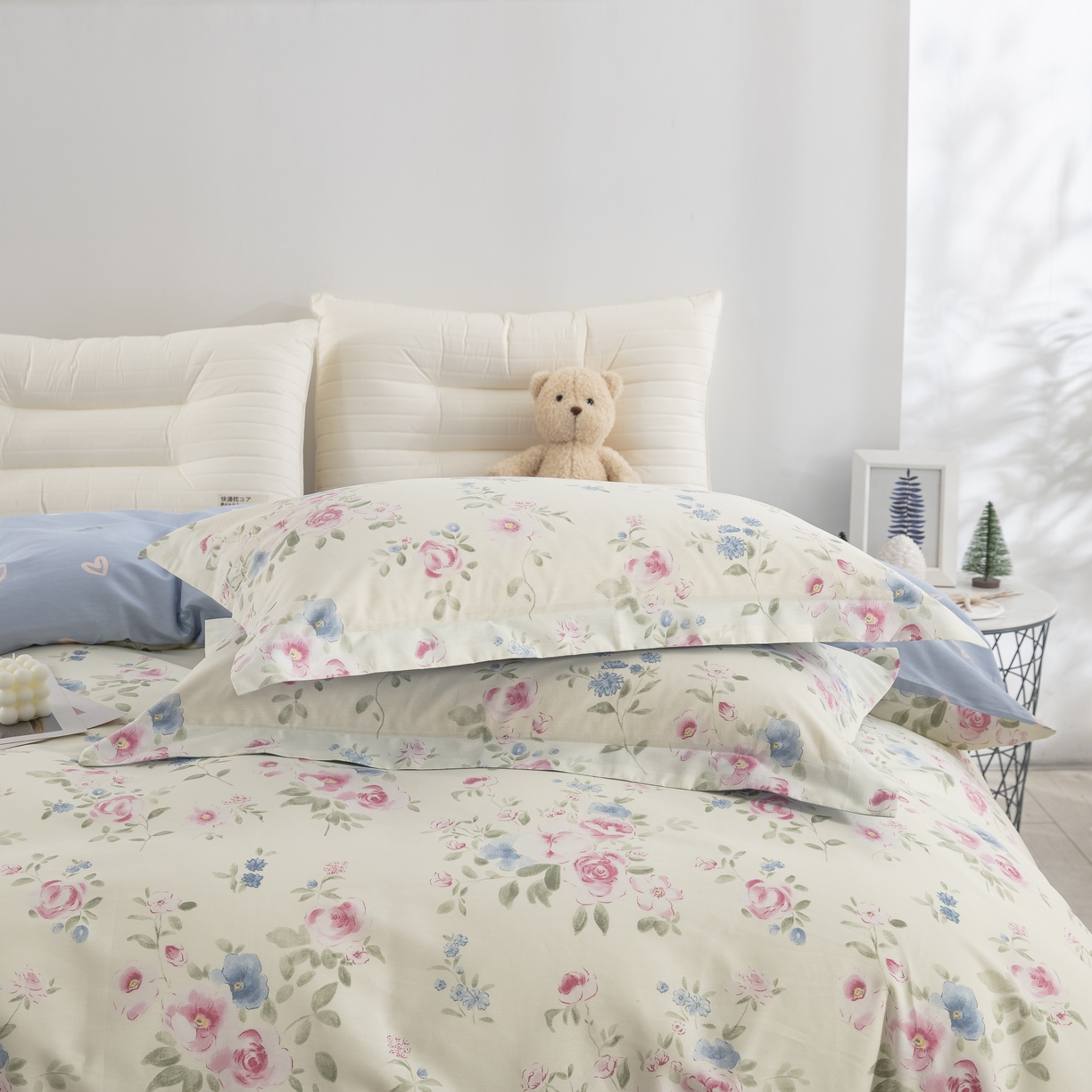 91家纺网 家纺一手货源 找家纺 鲁爱家纺供货 全棉斜纹印花四件套 假日奇遇