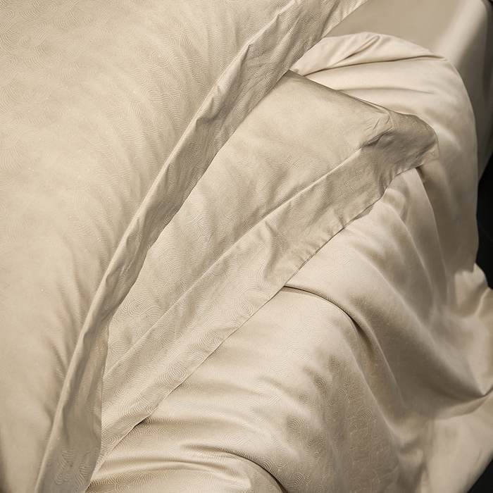 91家纺网 家纺一手货源 找家纺 安莱生活 新款100s全棉纯棉银丝简约四件套系列 伊思梦058