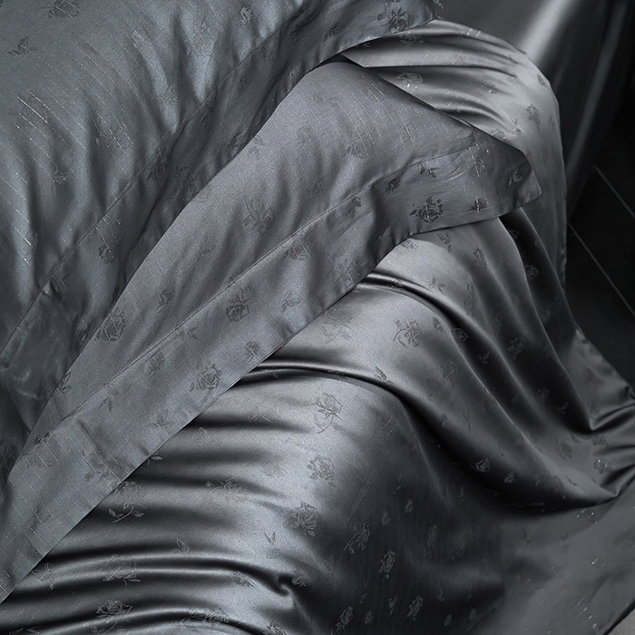 91家纺网 家纺一手货源 找家纺 安莱生活 新款100s全棉纯棉银丝简约四件套系列 真爱111