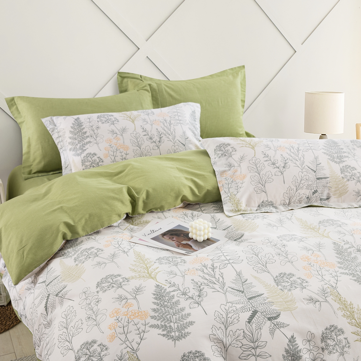 91家纺网 家纺一手货源 找家纺 鲁爱家纺供货 全棉斜纹印花四件套 流年