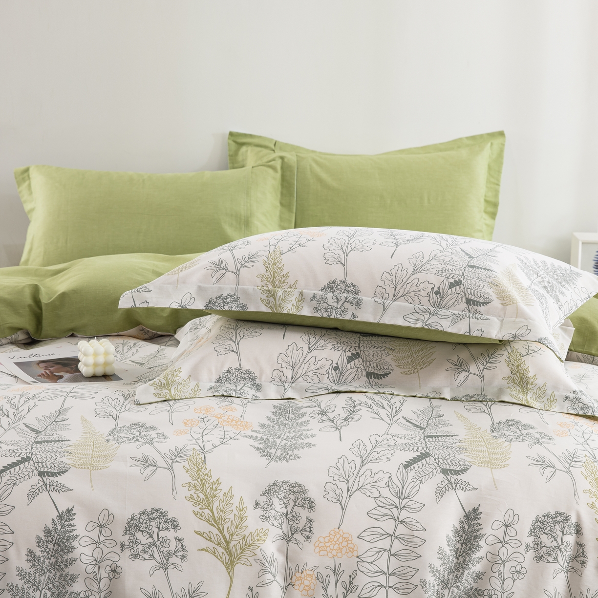 91家纺网 家纺一手货源 找家纺 鲁爱家纺供货 全棉斜纹印花四件套 流年