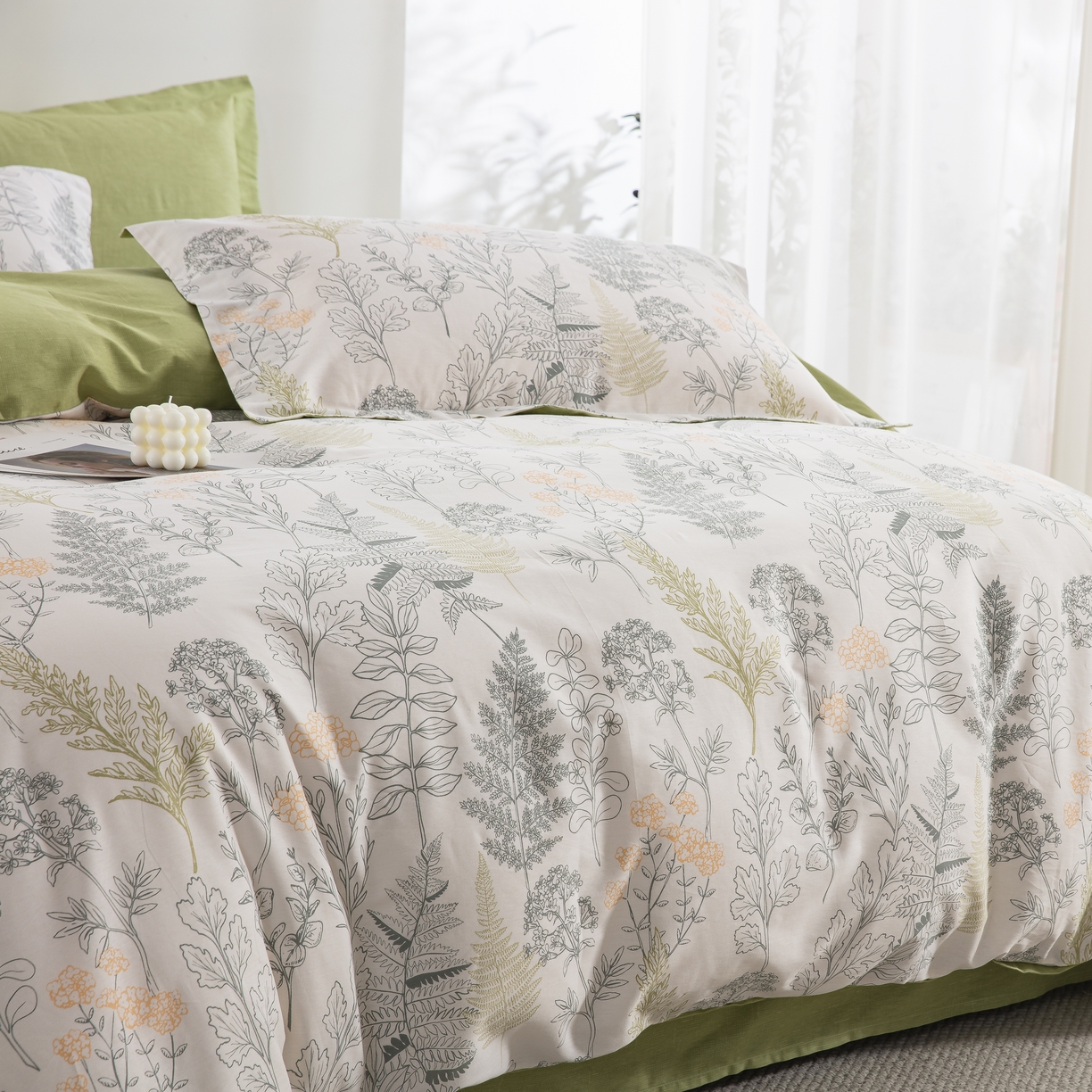 91家纺网 家纺一手货源 找家纺 鲁爱家纺供货 全棉斜纹印花四件套 流年