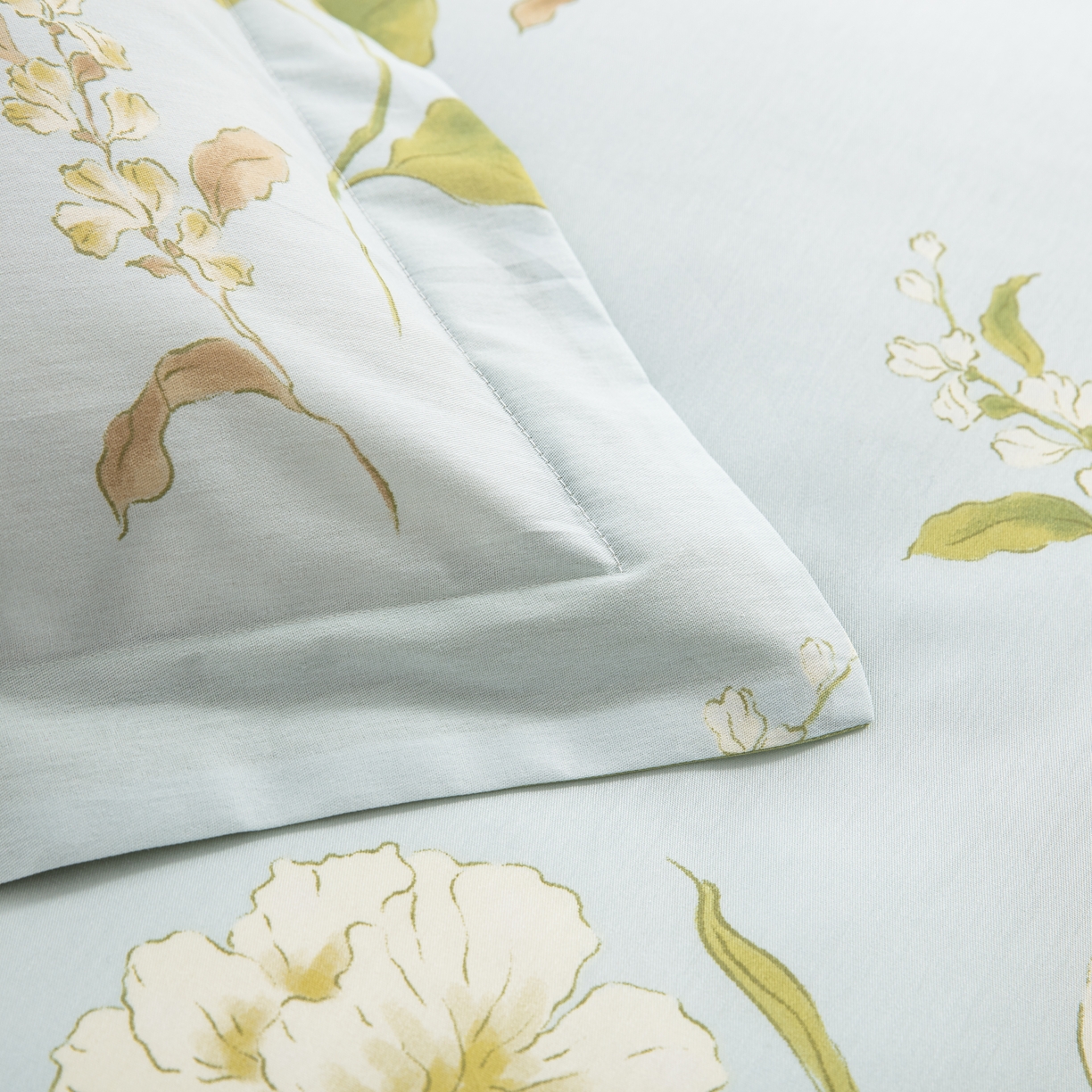 91家纺网 家纺一手货源 找家纺 鲁爱家纺供货 全棉斜纹印花四件套 南巷清风