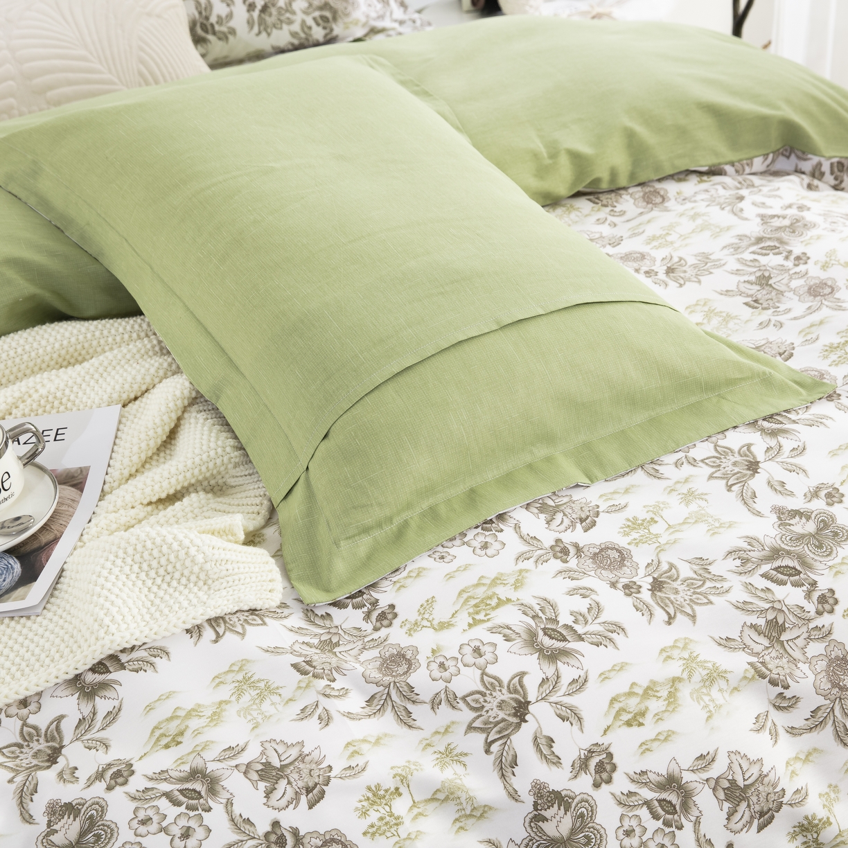 91家纺网 家纺一手货源 找家纺 鲁爱家纺供货 全棉斜纹印花四件套 宣美