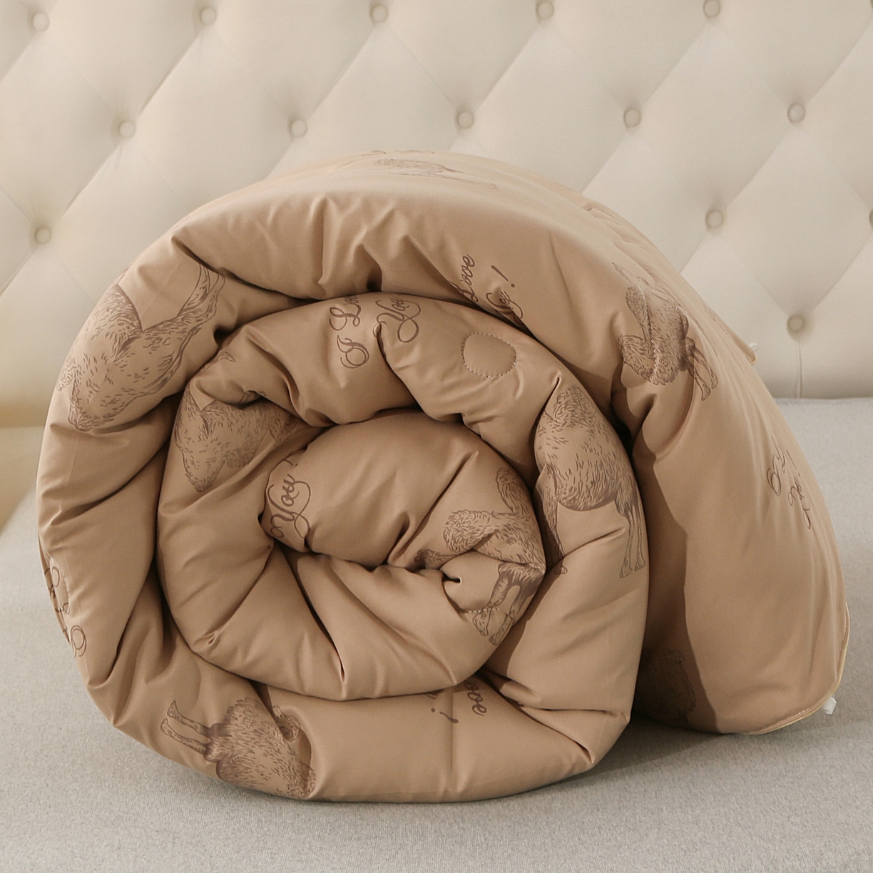 91家纺网 家纺一手货源 找家纺 （总）棉乐町家居 2025新款加厚保暖驼毛被被子被芯