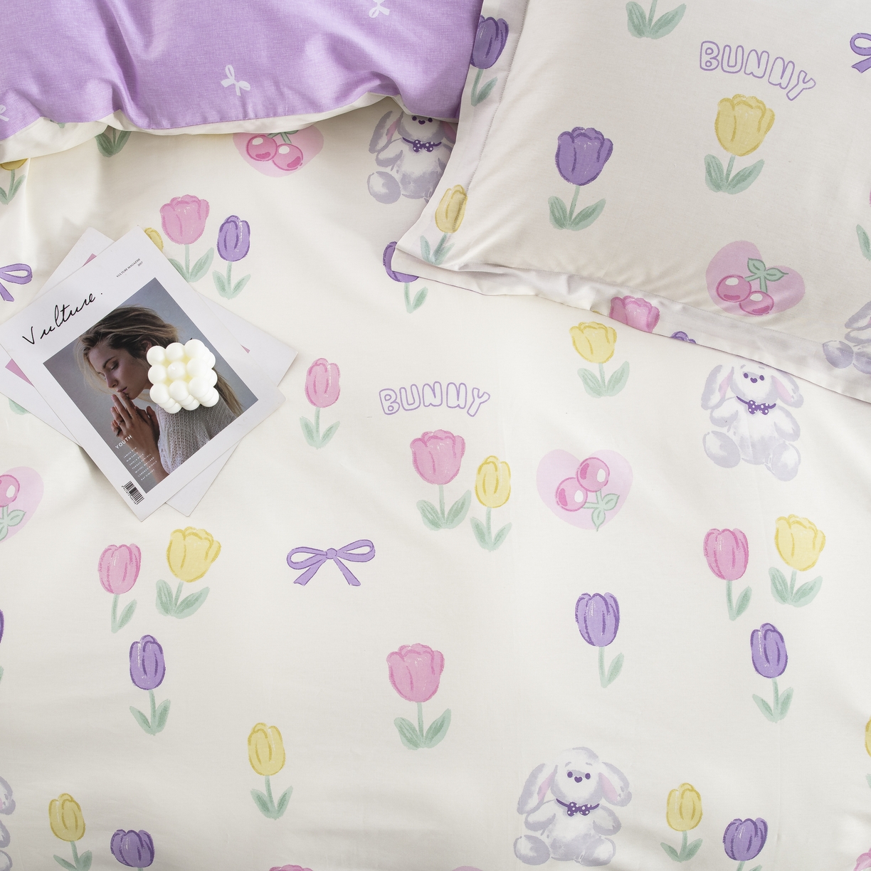 91家纺网 家纺一手货源 找家纺 鲁爱家纺供货 全棉斜纹印花四件套 寻觅花海