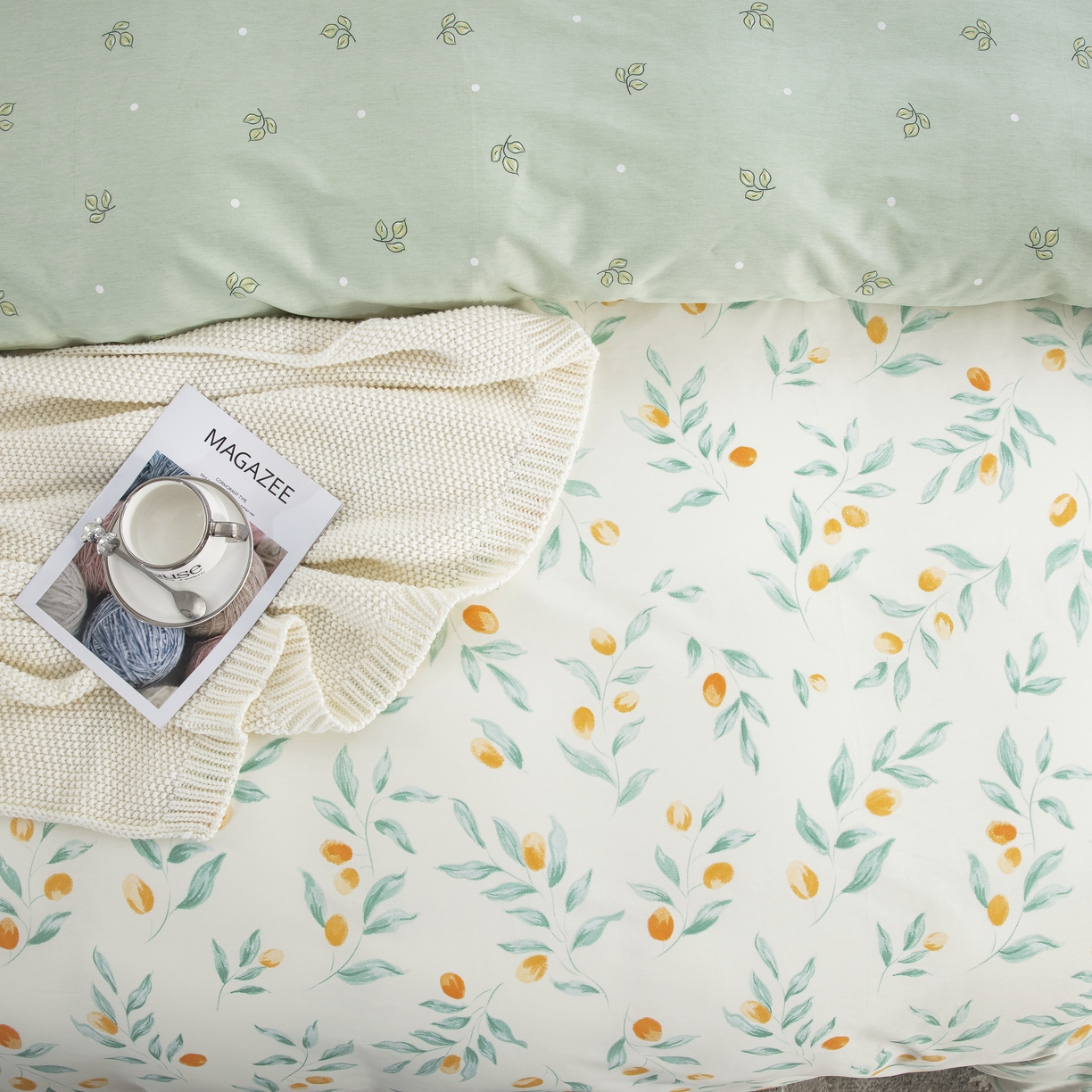 91家纺网 家纺一手货源 找家纺 鲁爱家纺供货 全棉斜纹印花四件套 依恋