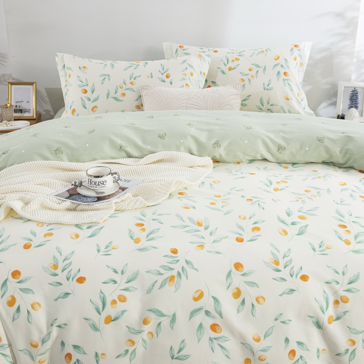 91家纺网 家纺一手货源 找家纺 鲁爱家纺供货 全棉斜纹印花四件套 依恋