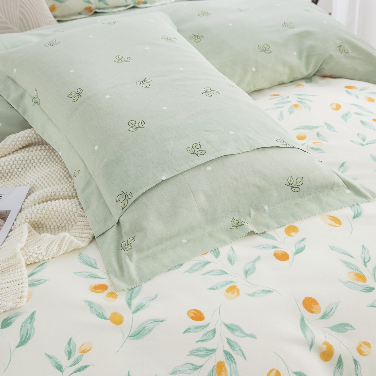 91家纺网 家纺一手货源 找家纺 鲁爱家纺供货 全棉斜纹印花四件套 依恋