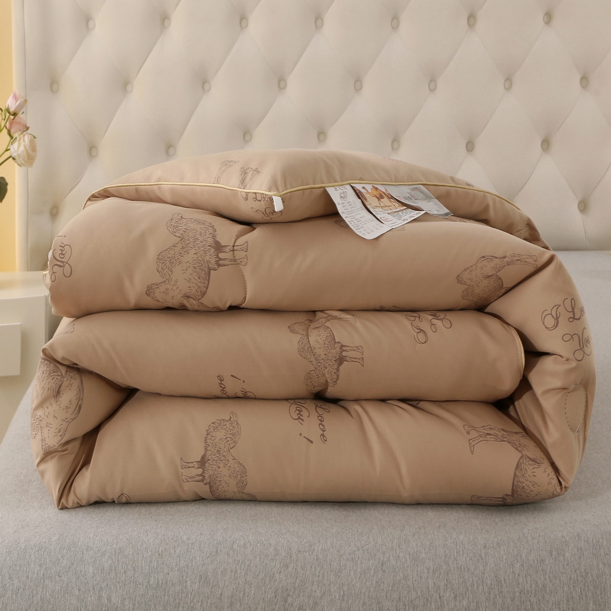 91家纺网 家纺一手货源 找家纺 （总）金泰莱 2025新款A类针织提花羊毛被冬被被子被芯