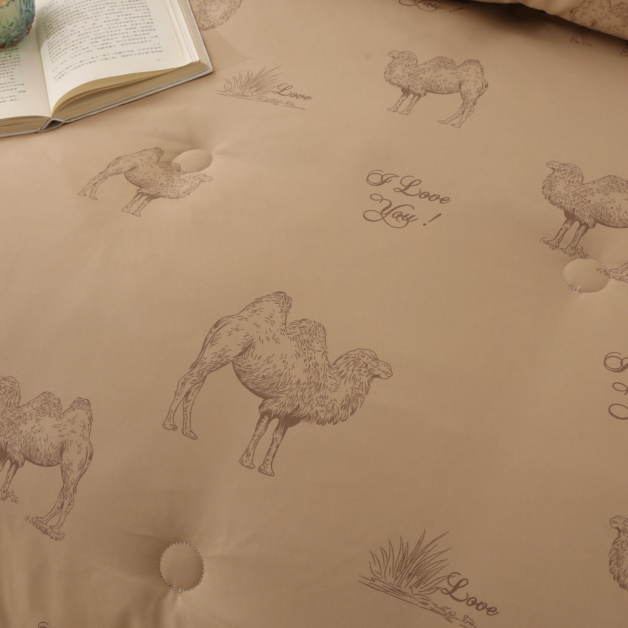 91家纺网 家纺一手货源 找家纺 （总）金泰莱 2025新款加厚保暖驼毛被被子被芯