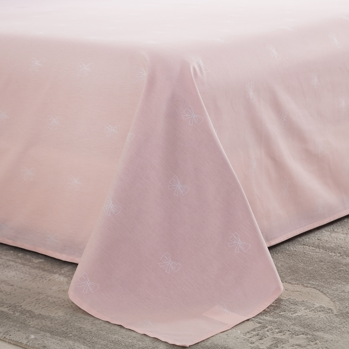 91家纺网 家纺一手货源 找家纺 鲁爱家纺供货 全棉斜纹印花四件套 紫陌