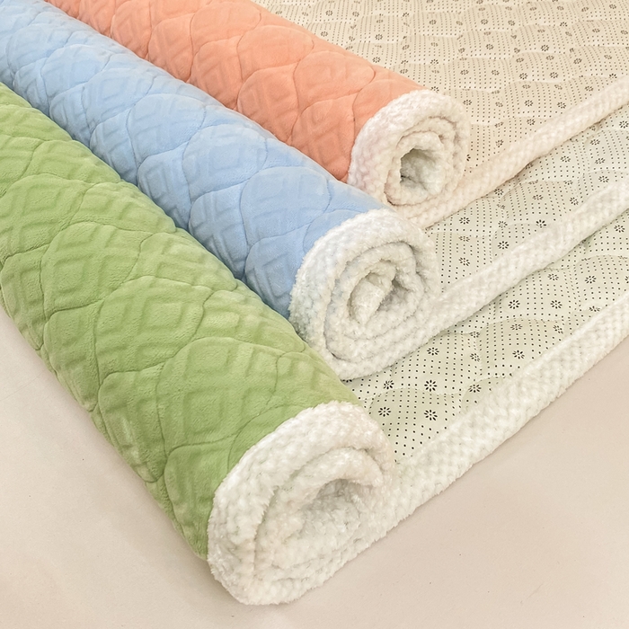 91家纺网 家纺一手货源 找家纺 正邦家纺 2025新款加厚全消光牛奶绒夹棉床褥高克重5D雕花牛奶绒单人床上下铺床护垫 组合