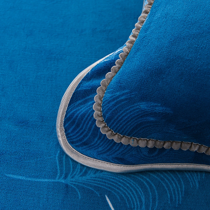 91家纺网 家纺一手货源 找家纺 （总）梦宴 2025新款冬季牛奶绒加厚保暖床裙款法兰绒珊瑚绒四件套