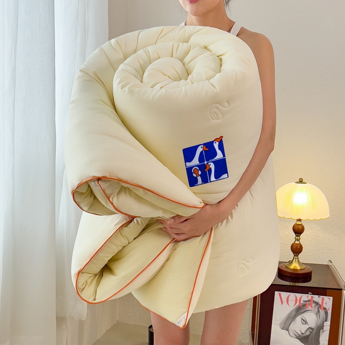 91家纺网 家纺一手货源 找家纺 （总）米菲 2025新款A类云朵棉被芯冬被被芯-小清新