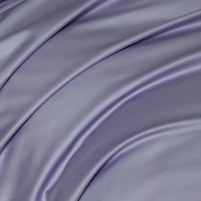 91家纺网 家纺一手货源 找家纺 柔觉家纺 2025新款100支长绒棉A类纯色双拼素色全棉四件套 奶油紫