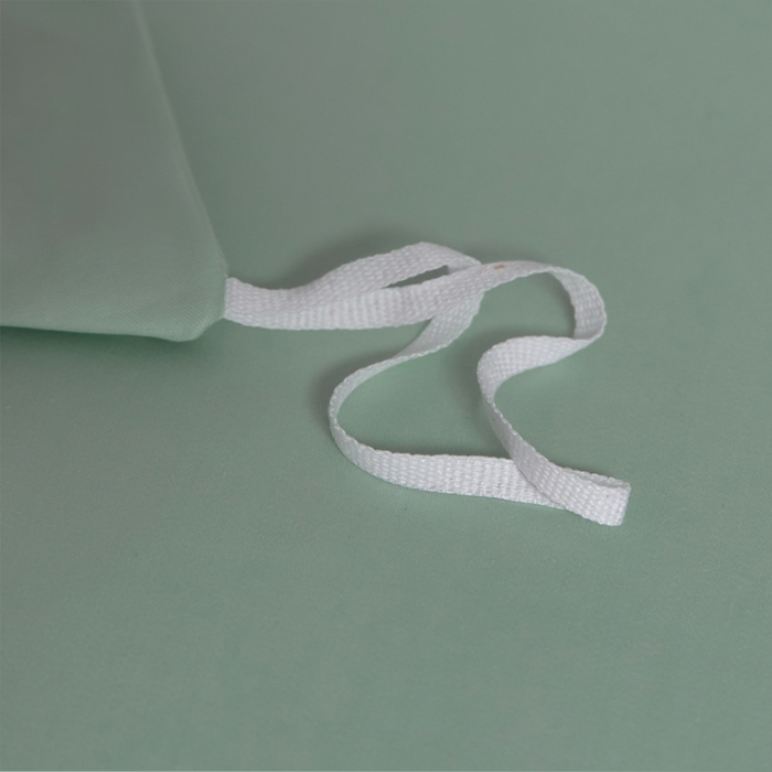 91家纺网 家纺一手货源 找家纺 柔觉家纺 2025新款100支长绒棉A类纯色双拼素色全棉四件套 嫰果绿