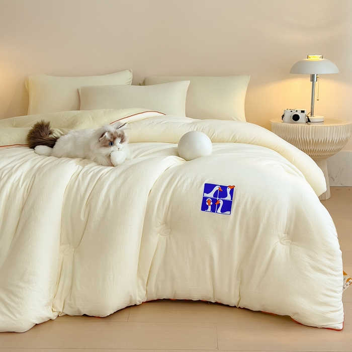 91家纺网 家纺一手货源 找家纺 （总）米菲 2025新款A类云朵棉被芯冬被被芯-小清新