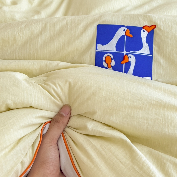 91家纺网 家纺一手货源 找家纺 米菲 2025新款A类云朵棉被芯冬被被芯-小清新 小新控-青草绿