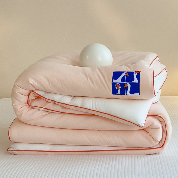 91家纺网 家纺一手货源 找家纺 米菲 2025新款A类云朵棉被芯冬被被芯-小清新 小新控-樱花粉