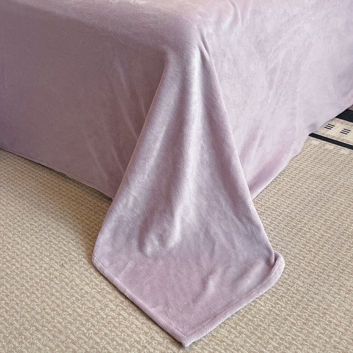 91家纺网 家纺一手货源 找家纺 金牛座家纺 2025新款加厚牛奶绒重工刺绣贴布绣四件套-蝶恋花 蝶恋花-浅紫