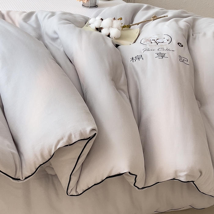 91家纺网 家纺一手货源 找家纺 （总）米菲 2025新款A类水洗棉新疆棉花被被芯-栀夏