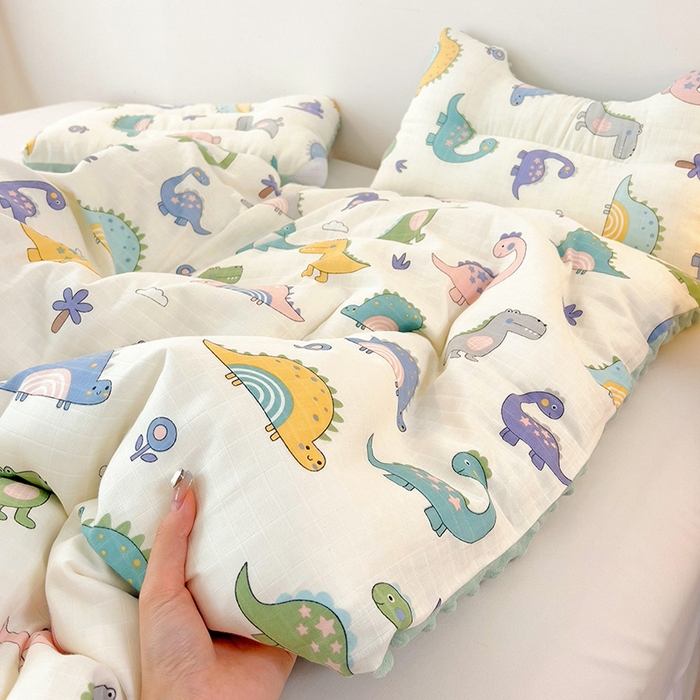 91家纺网 家纺一手货源 找家纺 （总）十九色 2025新款婴幼儿安抚豆豆被全棉华夫格豆豆被一体款+可拆款（可机洗）