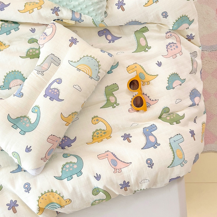 91家纺网 家纺一手货源 找家纺 （总）十九色 2025新款婴幼儿安抚豆豆被全棉华夫格豆豆被一体款+可拆款（可机洗）