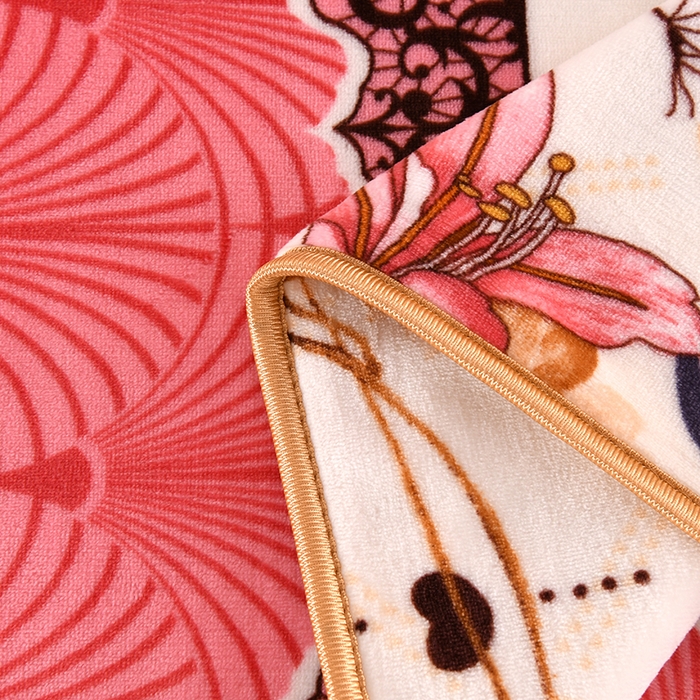 91家纺网 家纺一手货源 找家纺 雨洋2025新款加厚保暖牛奶绒金貂婴儿绒单被套 雅韵