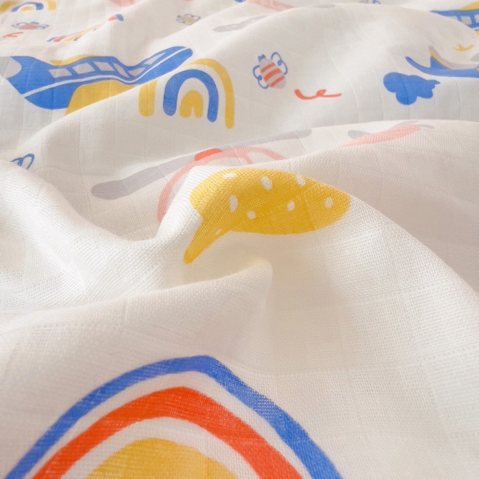 91家纺网 家纺一手货源 找家纺 十九色 2025新款婴幼儿安抚豆豆被全棉华夫格豆豆被一体款+可拆款（可机洗） 可拆款 -飞行日记