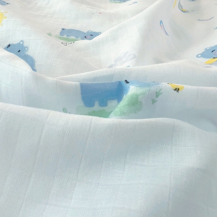 91家纺网 家纺一手货源 找家纺 十九色 2025新款婴幼儿安抚豆豆被全棉华夫格豆豆被一体款+可拆款（可机洗） 可拆款-河马宝宝