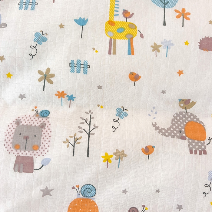 91家纺网 家纺一手货源 找家纺 十九色 2025新款婴幼儿安抚豆豆被全棉华夫格豆豆被一体款+可拆款（可机洗） 可拆款-长颈鹿