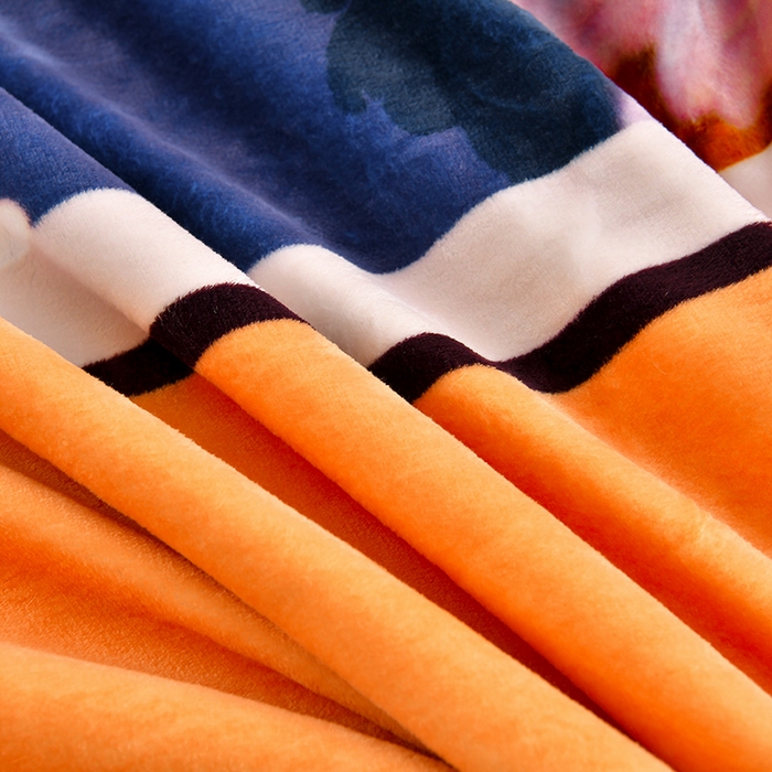 91家纺网 家纺一手货源 找家纺 羽梦2025新款8.5斤牛奶法莱绒金貂法兰绒四件套直播爆款 萌犬暖绒