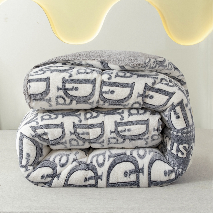 91家纺网 家纺一手货源 找家纺 八方汇（一户被芯生活馆） 2025新款雪花绒羊羔绒加厚冬被子被芯 用心的爱