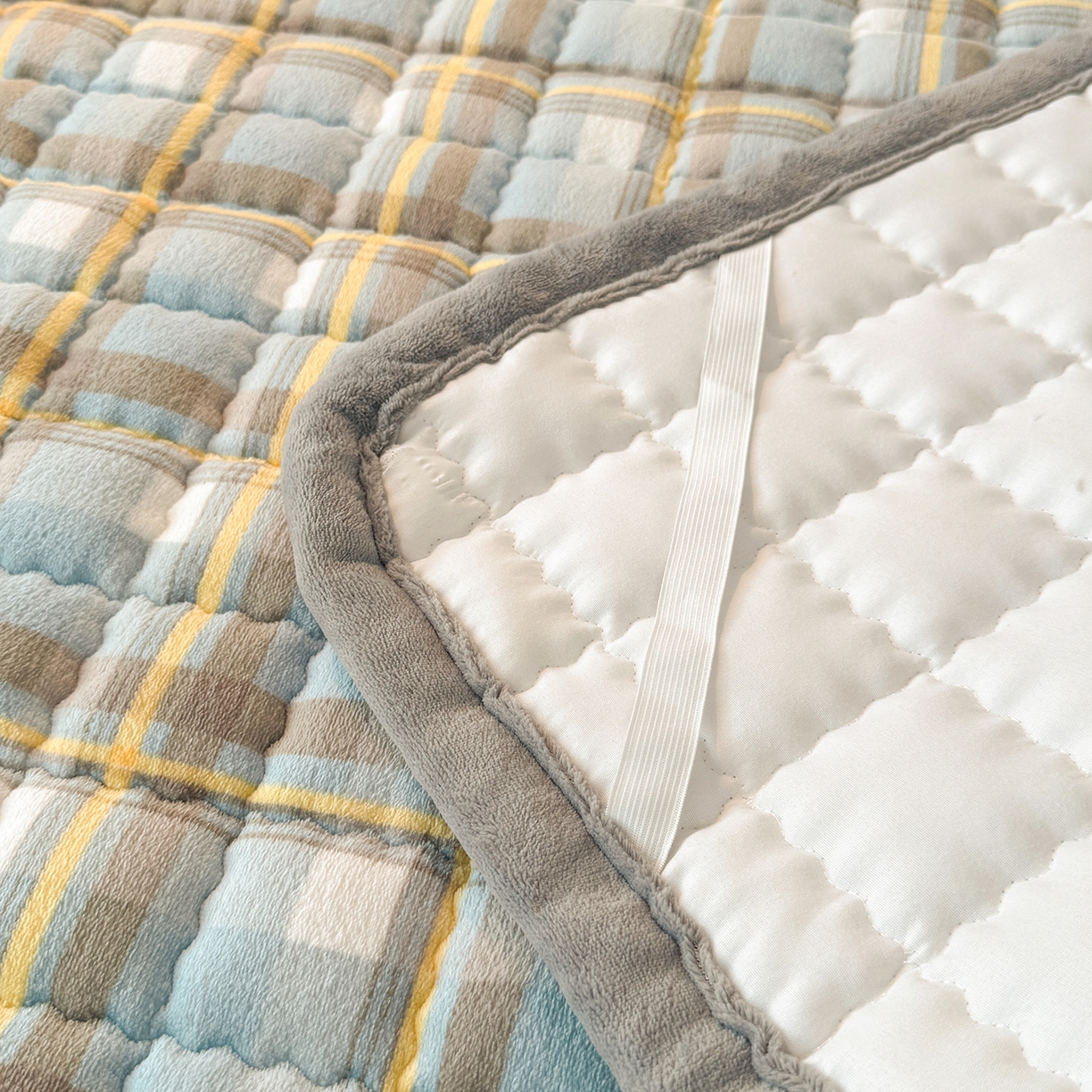 91家纺网 家纺一手货源 找家纺 （总）喜居 【加厚200g夹棉】2025新款无印风良品牛奶绒床垫床褥子