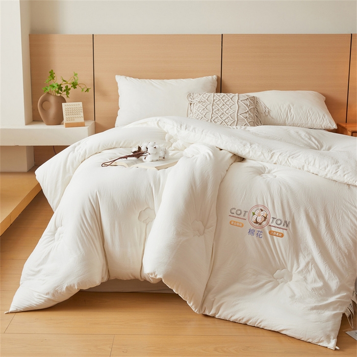 91家纺网 家纺一手货源 找家纺 （总）富艺隆 2025新款A类新疆棉花被水洗棉被子被芯加厚冬被春秋被学生宿舍被子（高克重面料，带检测口）