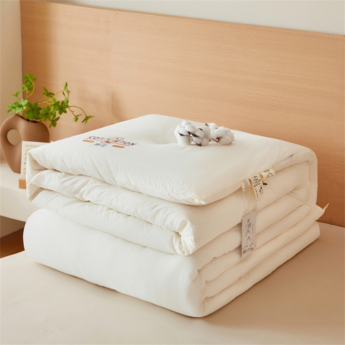 91家纺网 家纺一手货源 找家纺 （总）富艺隆 2025新款A类新疆棉花被水洗棉被子被芯加厚冬被春秋被学生宿舍被子（高克重面料，带检测口）