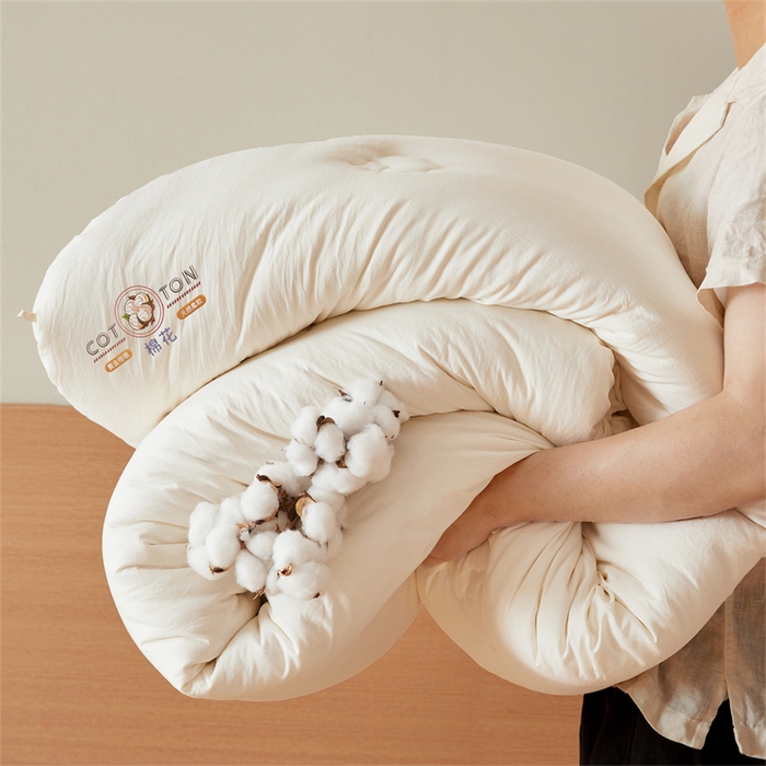 91家纺网 家纺一手货源 找家纺 （总）富艺隆 2025新款A类新疆棉花被水洗棉被子被芯加厚冬被春秋被学生宿舍被子（高克重面料，带检测口）